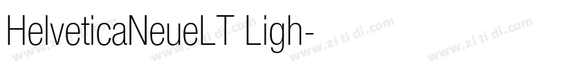 HelveticaNeueLT Ligh字体转换